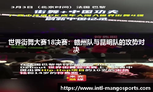 世界街舞大赛18决赛：赣州队与昆明队的攻势对决